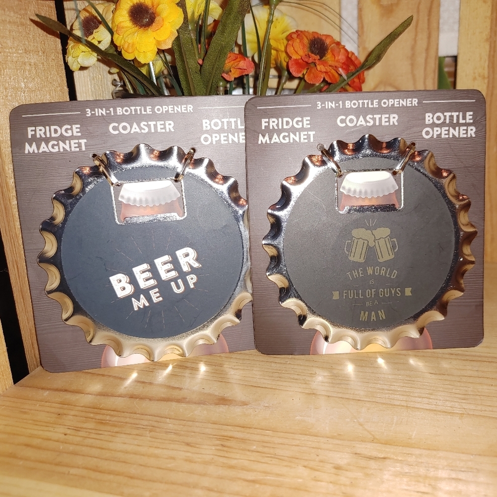 *Final Price* - "Bundle & Save" - Set of 2 Multi Function 3-in-1 Bottle Opener